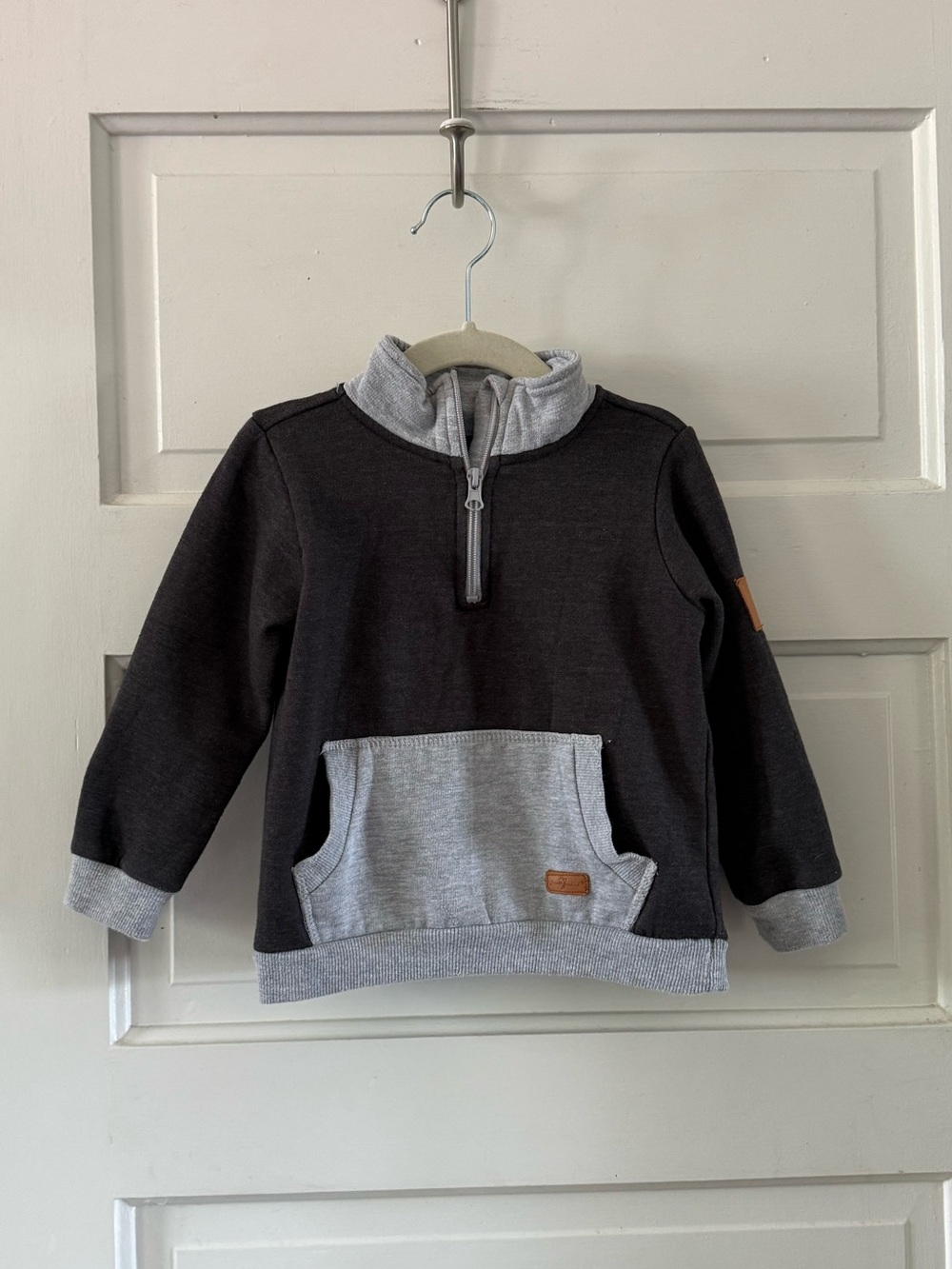 7 for All Mankind Colorblock Pullover Fleece Sweatshirt - 2T